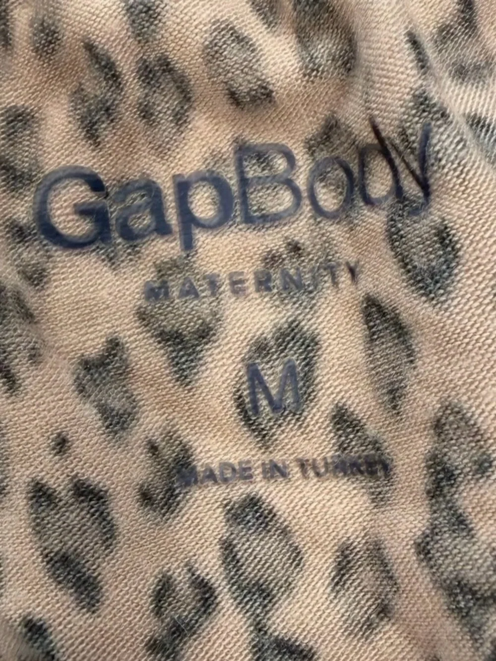 GapBody Maternity Leopard Print Modal Sleep Shorts Size M EUC Pink Brown
